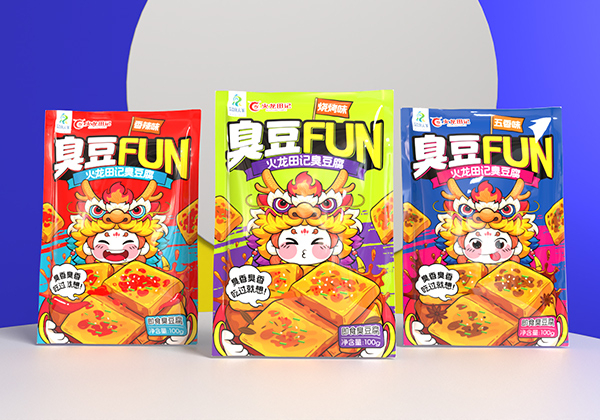 火龙田记臭豆腐即食包装升级